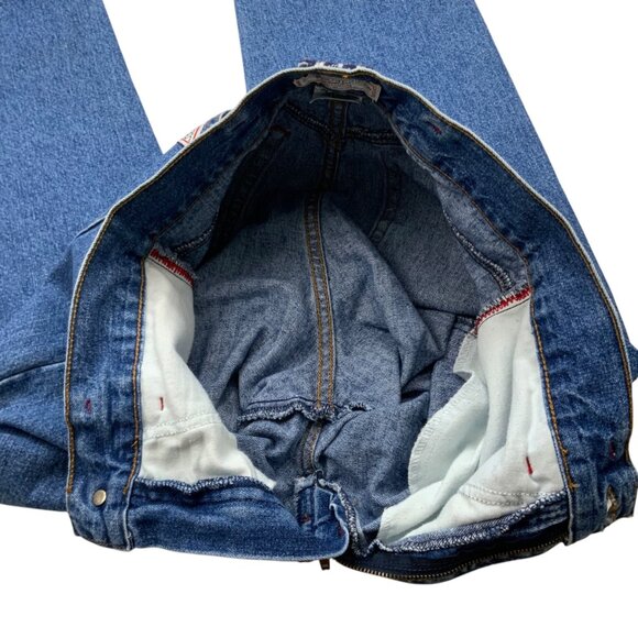 Guess Vintage Jean 29 Blue High Rise Tapered Retro Denim - Picture 6 of 12